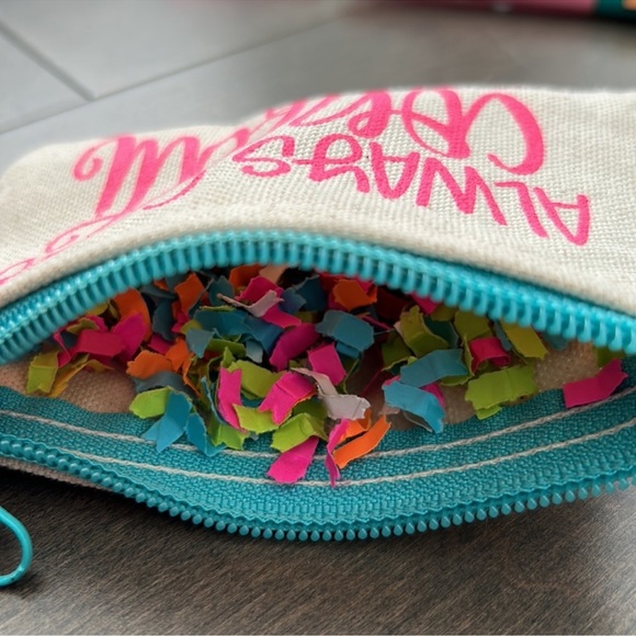 ALL SHE WROTE NOTES Confetti Happiness Bundle Hand Sanitizer Pouch Wrist Keyring - Picture 8 of 8